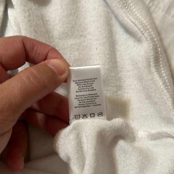 Spiritual Gangster L Savasana Crewneck Soft White Rainbow Lettering Pullover - Picture 4 of 16